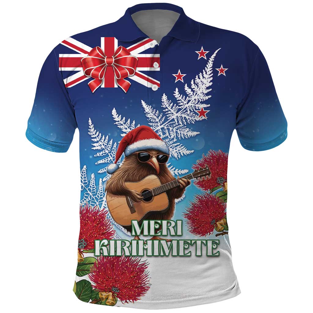 New Zealand Kiwi Christmas Polo Shirt Xmas Vibe LT05 - Vibe Hoodie Shop