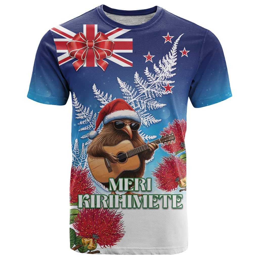 New Zealand Kiwi Christmas T Shirt Xmas Vibe LT05 - Vibe Hoodie Shop