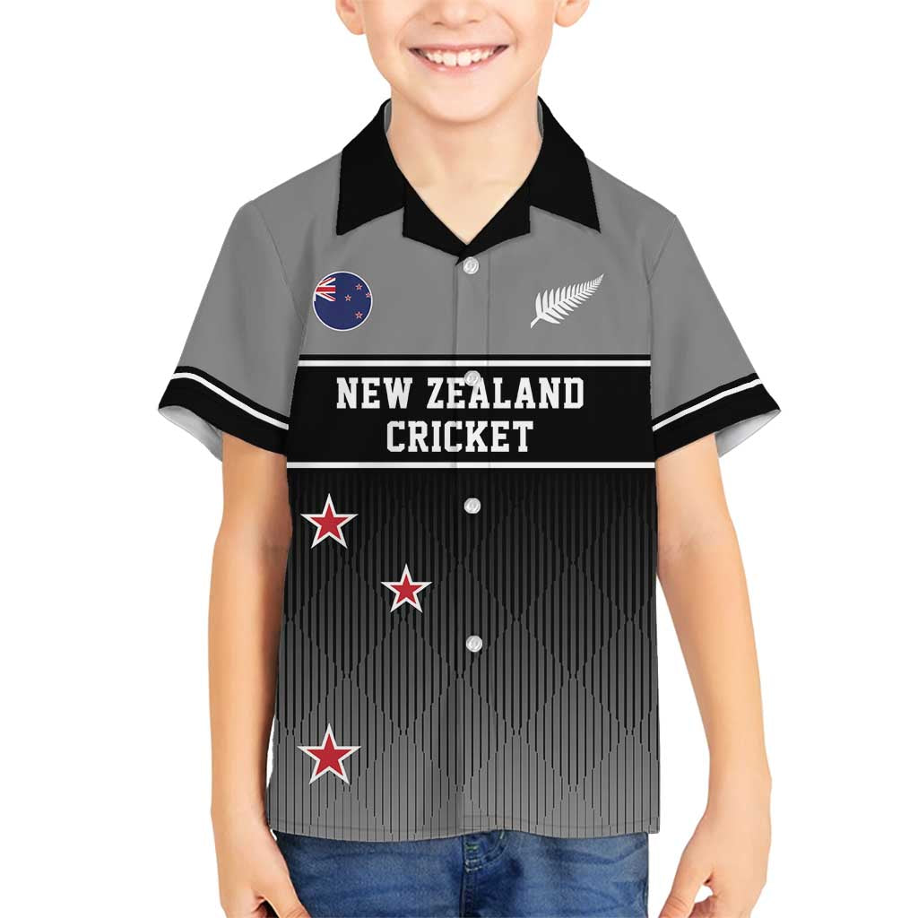 Custom New Zealand Cricket Family Matching Summer Maxi Dress and Hawaiian Shirt Black Cap Unbeatable