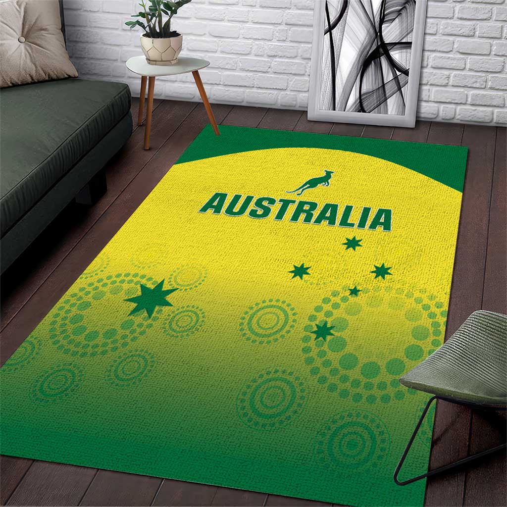 Australia Cricket Area Rug Go Champions Aussies LT05 - Vibe Hoodie Shop