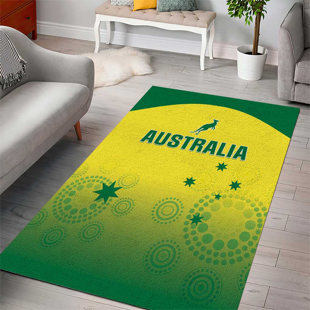 Australia Cricket Area Rug Go Champions Aussies LT05 - Vibe Hoodie Shop