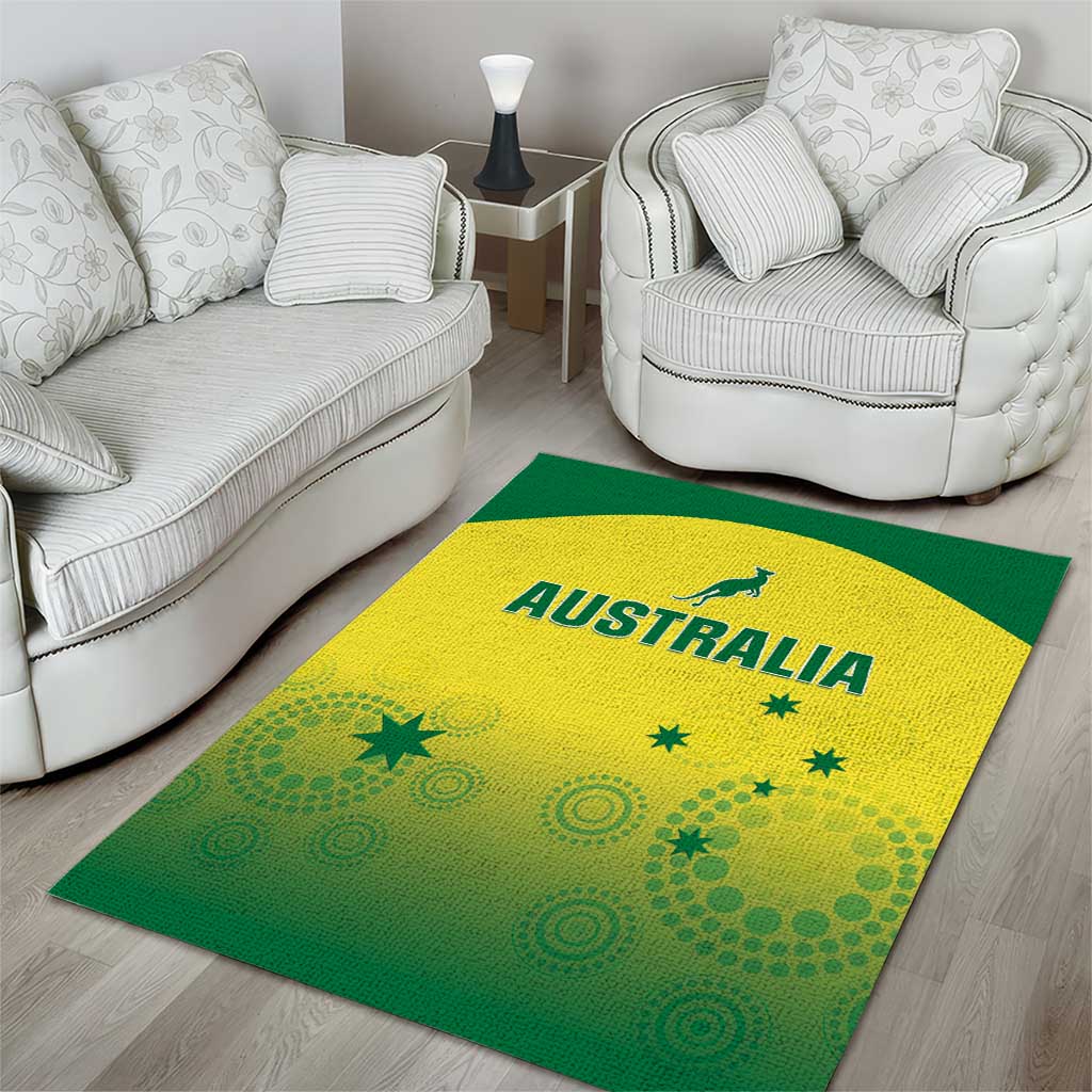 Australia Cricket Area Rug Go Champions Aussies LT05 - Vibe Hoodie Shop