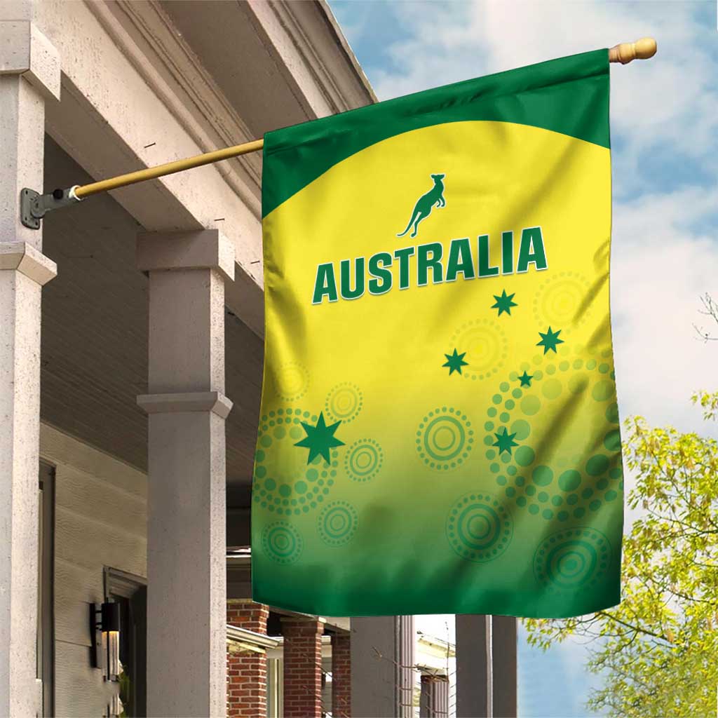 Australia Cricket Garden Flag Go Champions Aussies LT05 - Vibe Hoodie Shop