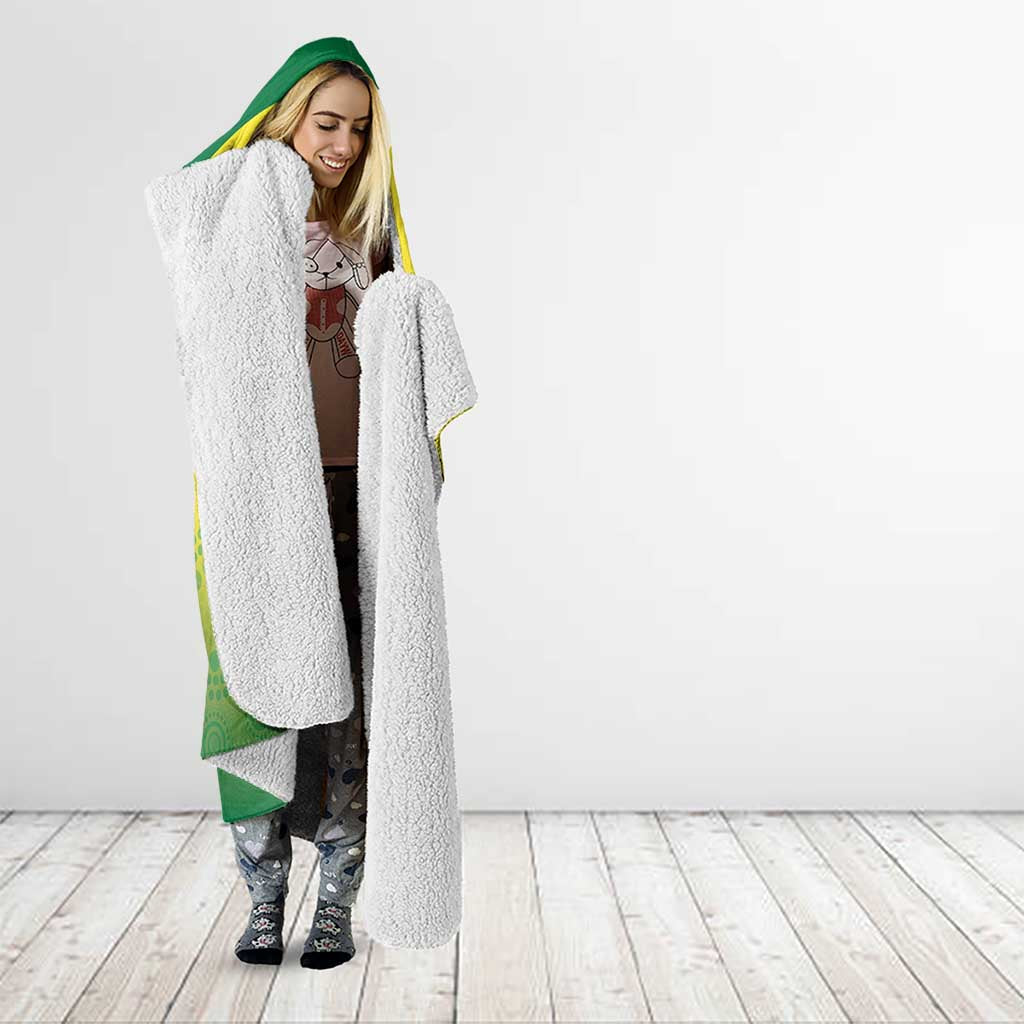 Australia Cricket Hooded Blanket Go Champions Aussies