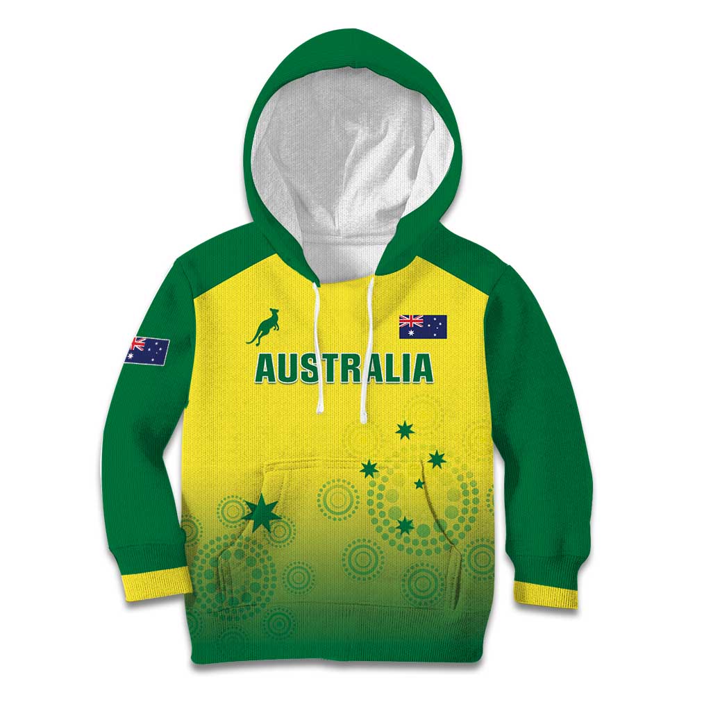 Custom Australia Cricket Kid Hoodie Go Champions Aussies LT05 - Vibe Hoodie Shop