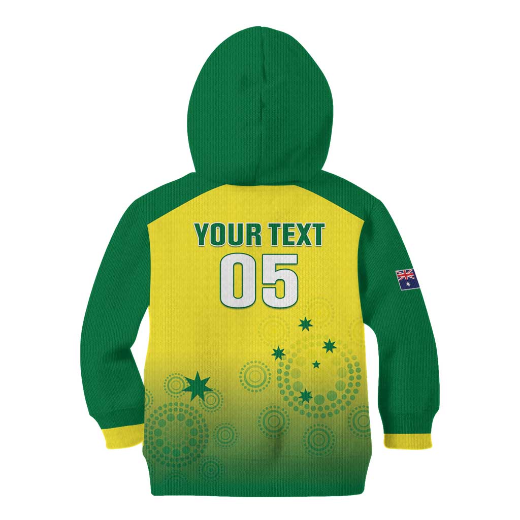 Custom Australia Cricket Kid Hoodie Go Champions Aussies LT05 - Vibe Hoodie Shop