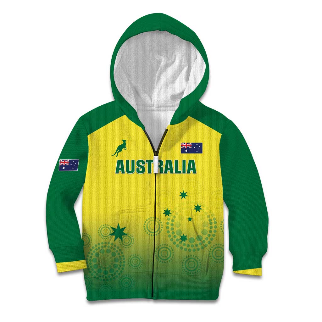 Custom Australia Cricket Kid Hoodie Go Champions Aussies LT05 - Vibe Hoodie Shop