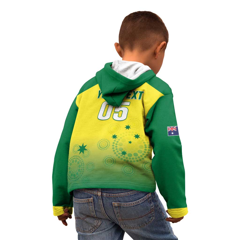 Custom Australia Cricket Kid Hoodie Go Champions Aussies LT05 - Vibe Hoodie Shop