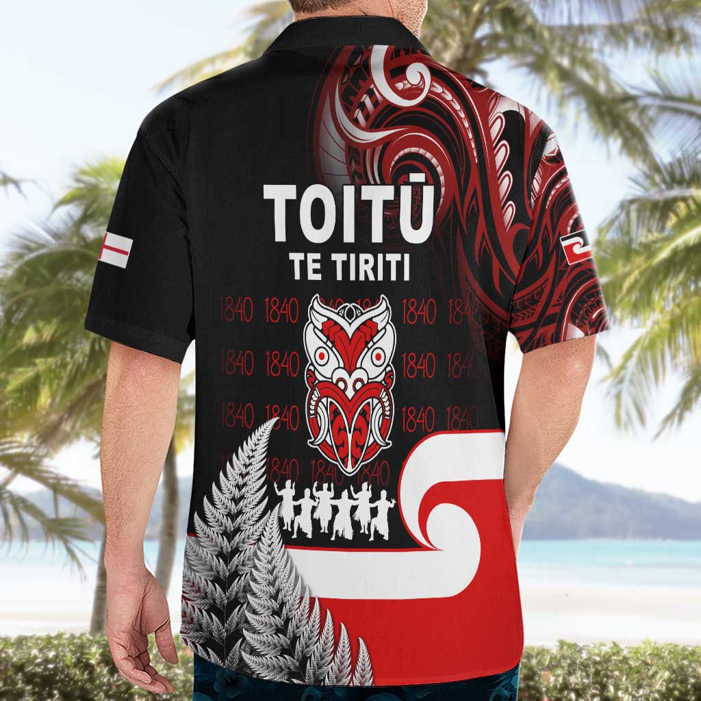 Aotearoa Toitu He Whakaputanga Hawaiian Shirt Toitu Te Tiriti O Waitangi LT05 - Vibe Hoodie Shop