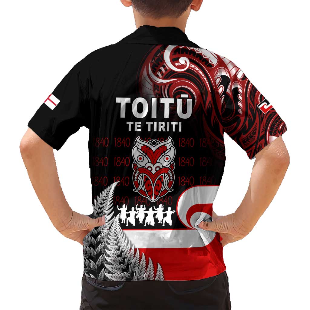 Aotearoa Toitu He Whakaputanga Hawaiian Shirt Toitu Te Tiriti O Waitangi LT05 - Vibe Hoodie Shop