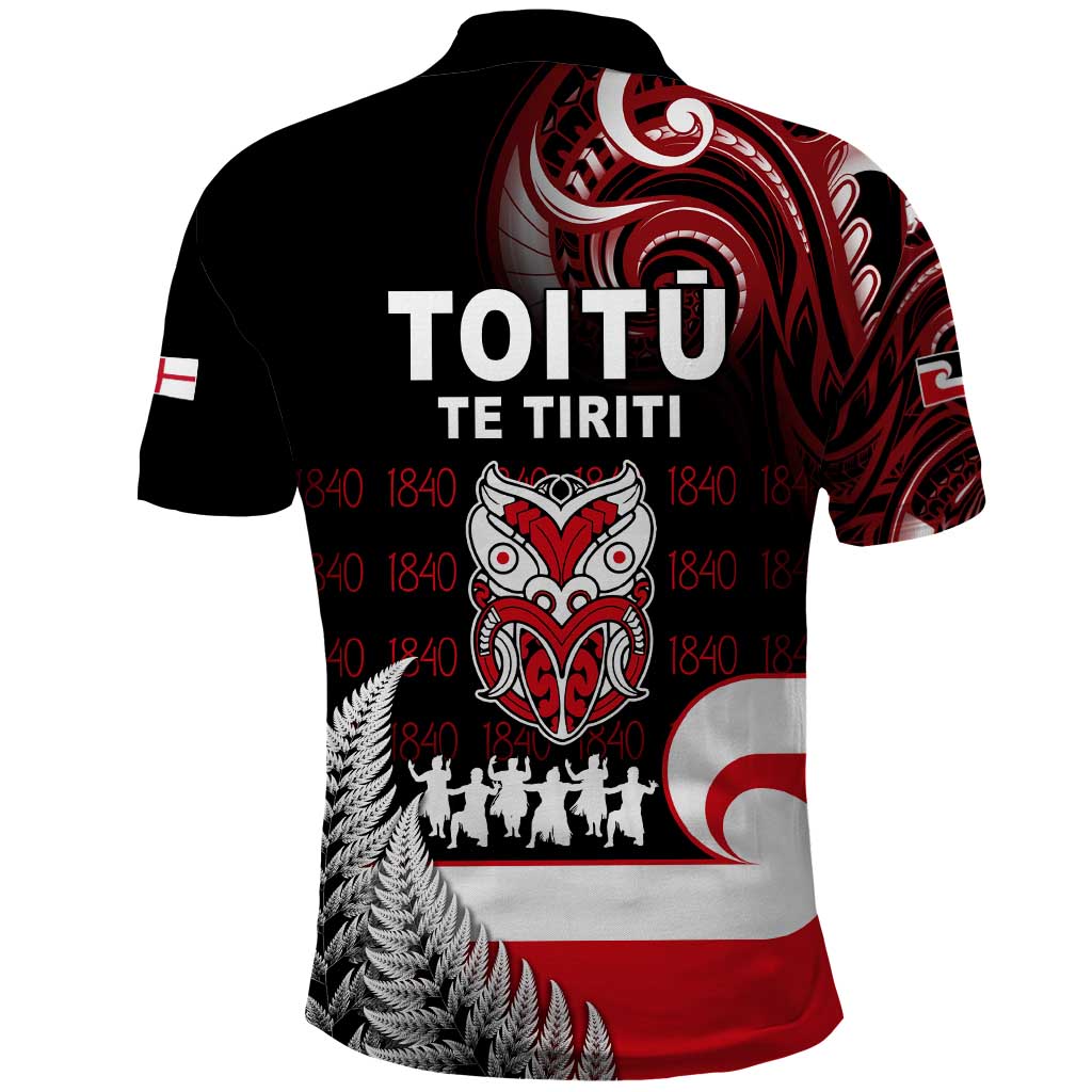 Aotearoa Toitu He Whakaputanga Polo Shirt Toitu Te Tiriti O Waitangi LT05 - Vibe Hoodie Shop