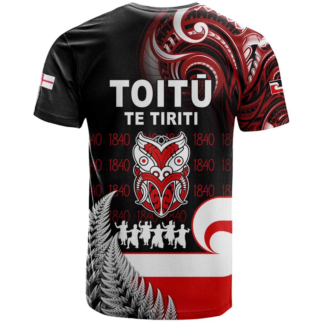 Aotearoa Toitu He Whakaputanga T Shirt Toitu Te Tiriti O Waitangi LT05 - Vibe Hoodie Shop