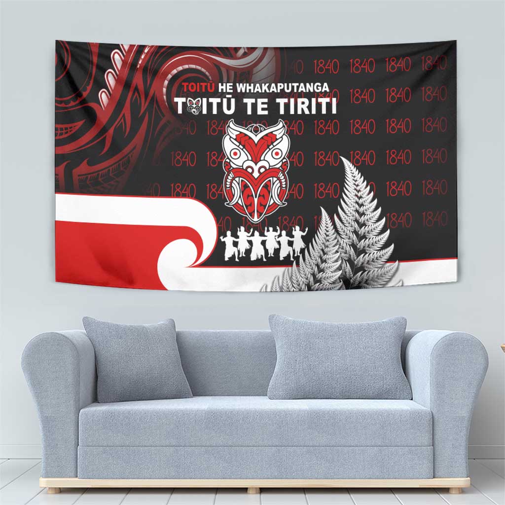 Aotearoa Toitu He Whakaputanga Tapestry Toitu Te Tiriti O Waitangi LT05 - Vibe Hoodie Shop