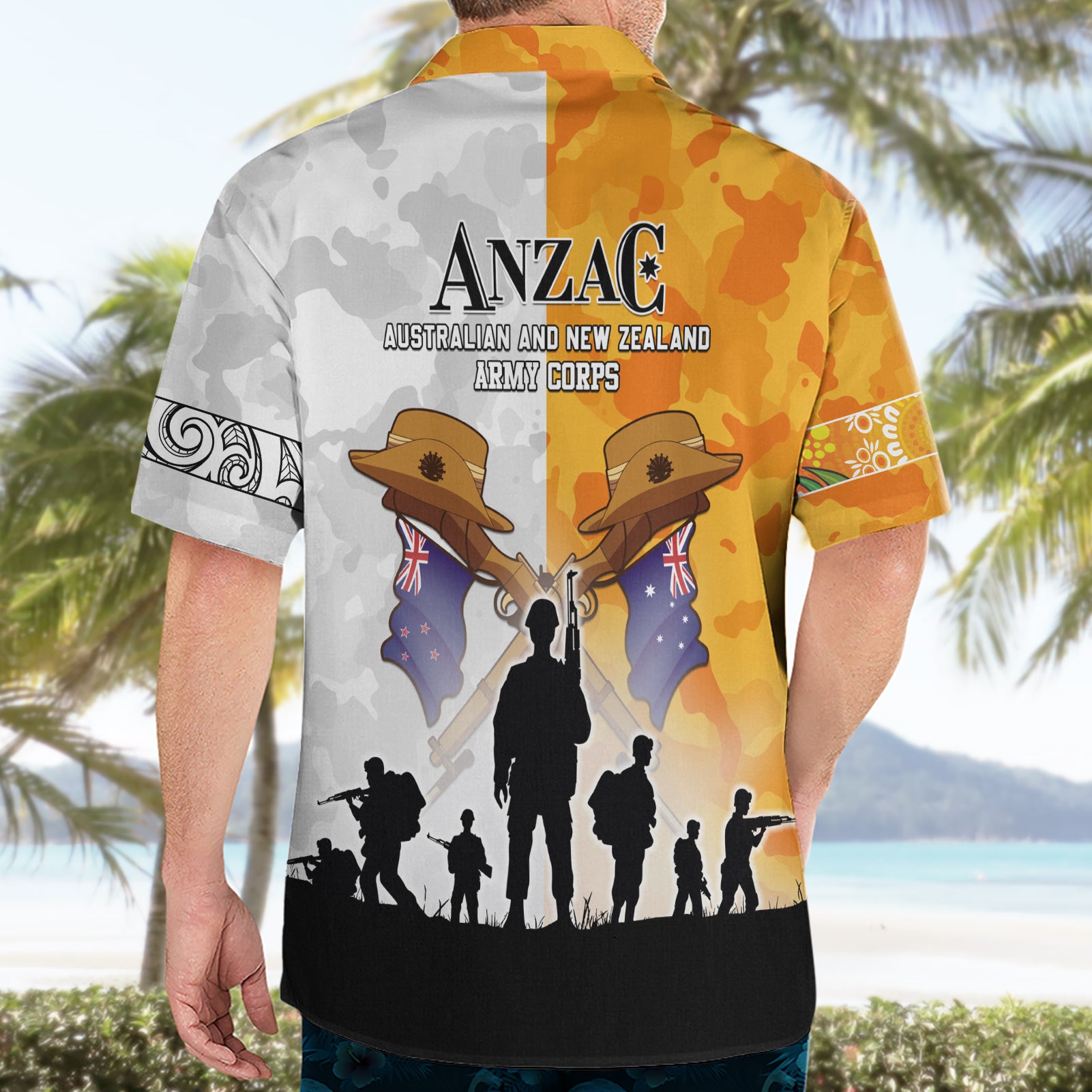 Australia And New Zealand ANZAC Day Hawaiian Shirt Lest We Forget LT05 - Vibe Hoodie Shop