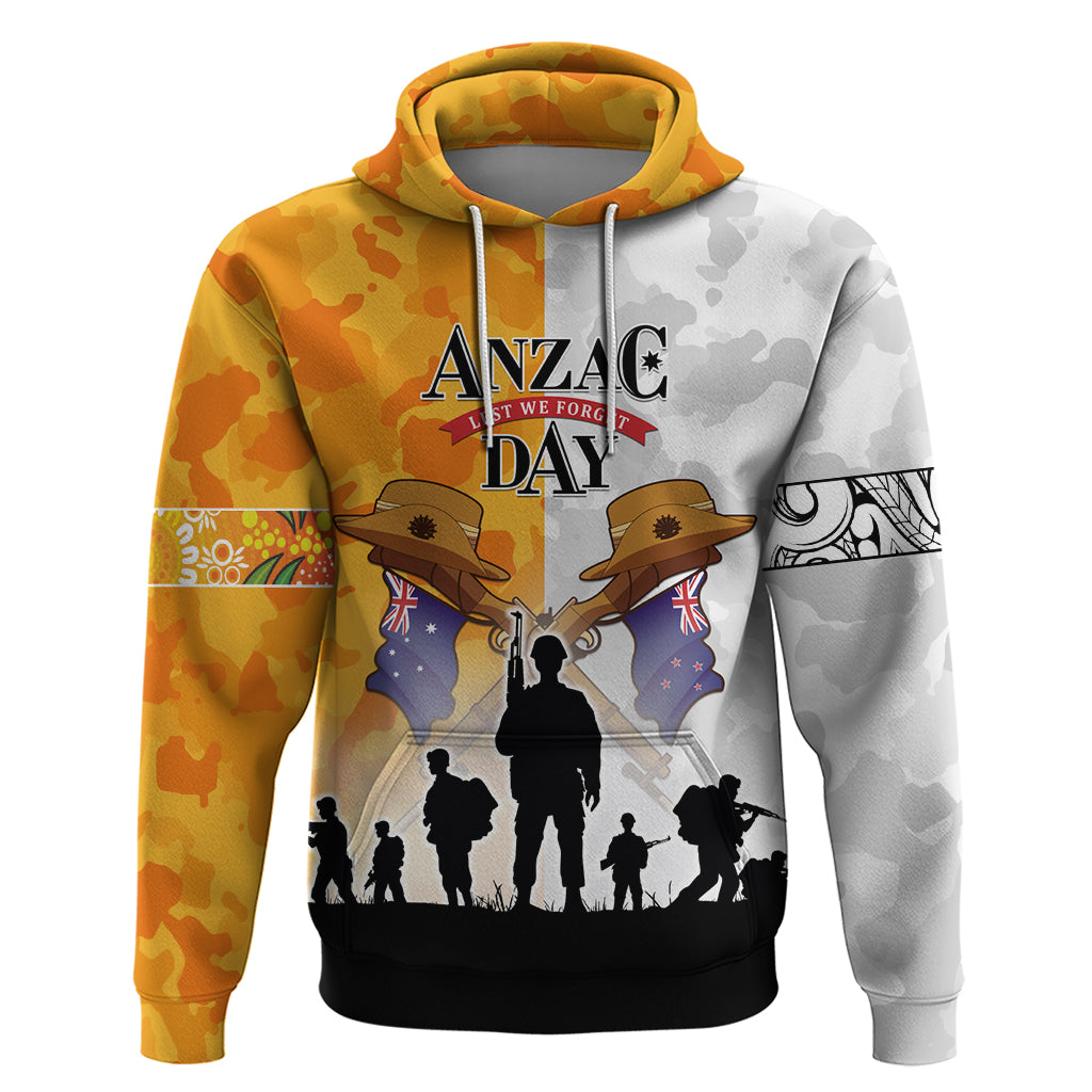 Australia And New Zealand ANZAC Day Hoodie Lest We Forget LT05 - Vibe Hoodie Shop