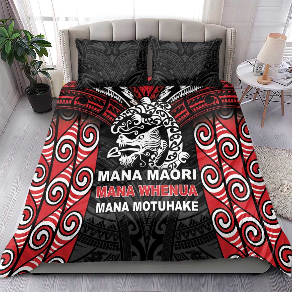 Aotearoa Mana Maori Bedding Set Toitu Te Tiriti LT05 - Vibe Hoodie Shop
