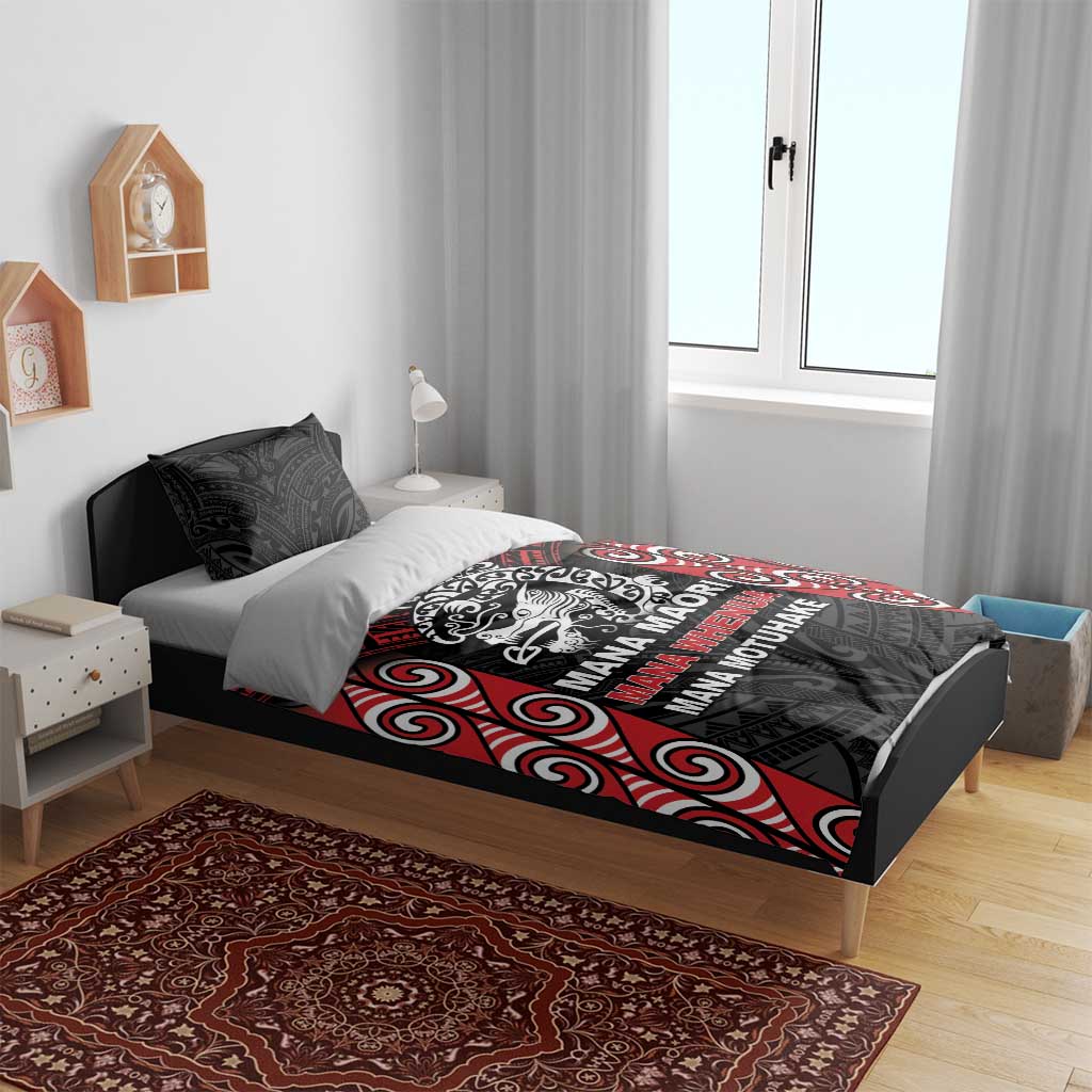 Aotearoa Mana Maori Bedding Set Toitu Te Tiriti LT05 - Vibe Hoodie Shop