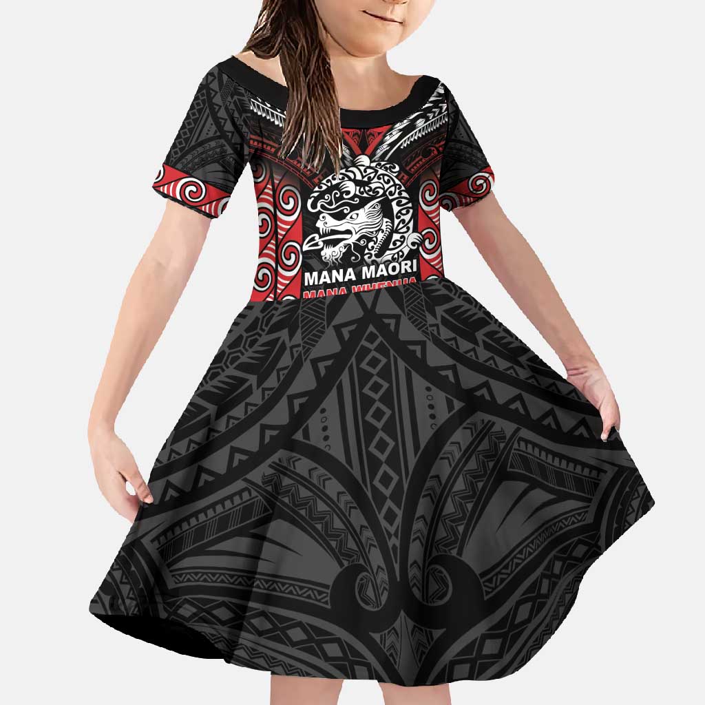 Aotearoa Mana Maori Family Matching Long Sleeve Bodycon Dress and Hawaiian Shirt Toitu Te Tiriti