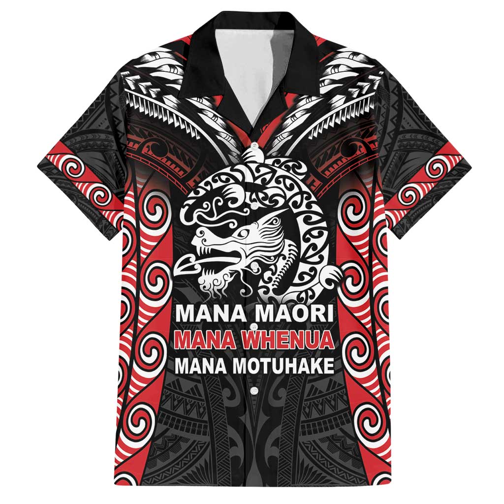 Aotearoa Mana Maori Family Matching Long Sleeve Bodycon Dress and Hawaiian Shirt Toitu Te Tiriti