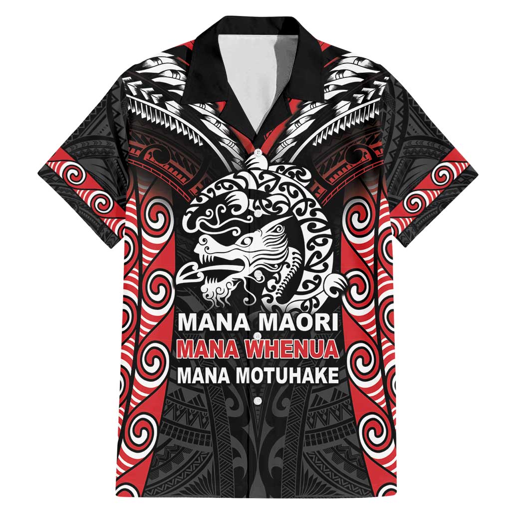 Aotearoa Mana Maori Family Matching Mermaid Dress and Hawaiian Shirt Toitu Te Tiriti