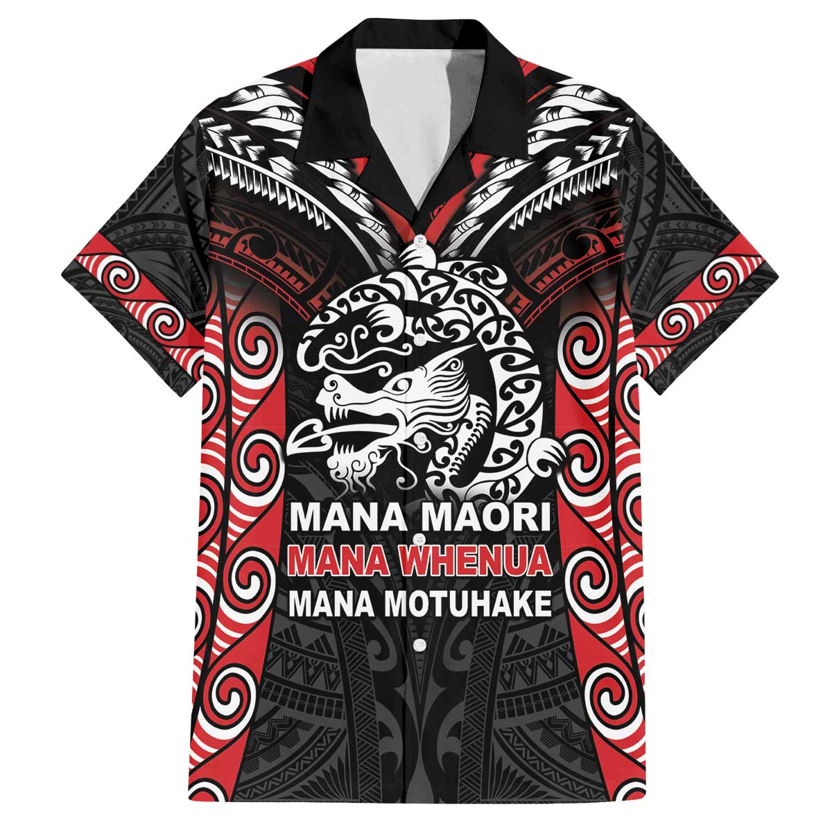 Aotearoa Mana Maori Family Matching Off The Shoulder Long Sleeve Dress and Hawaiian Shirt Toitu Te Tiriti