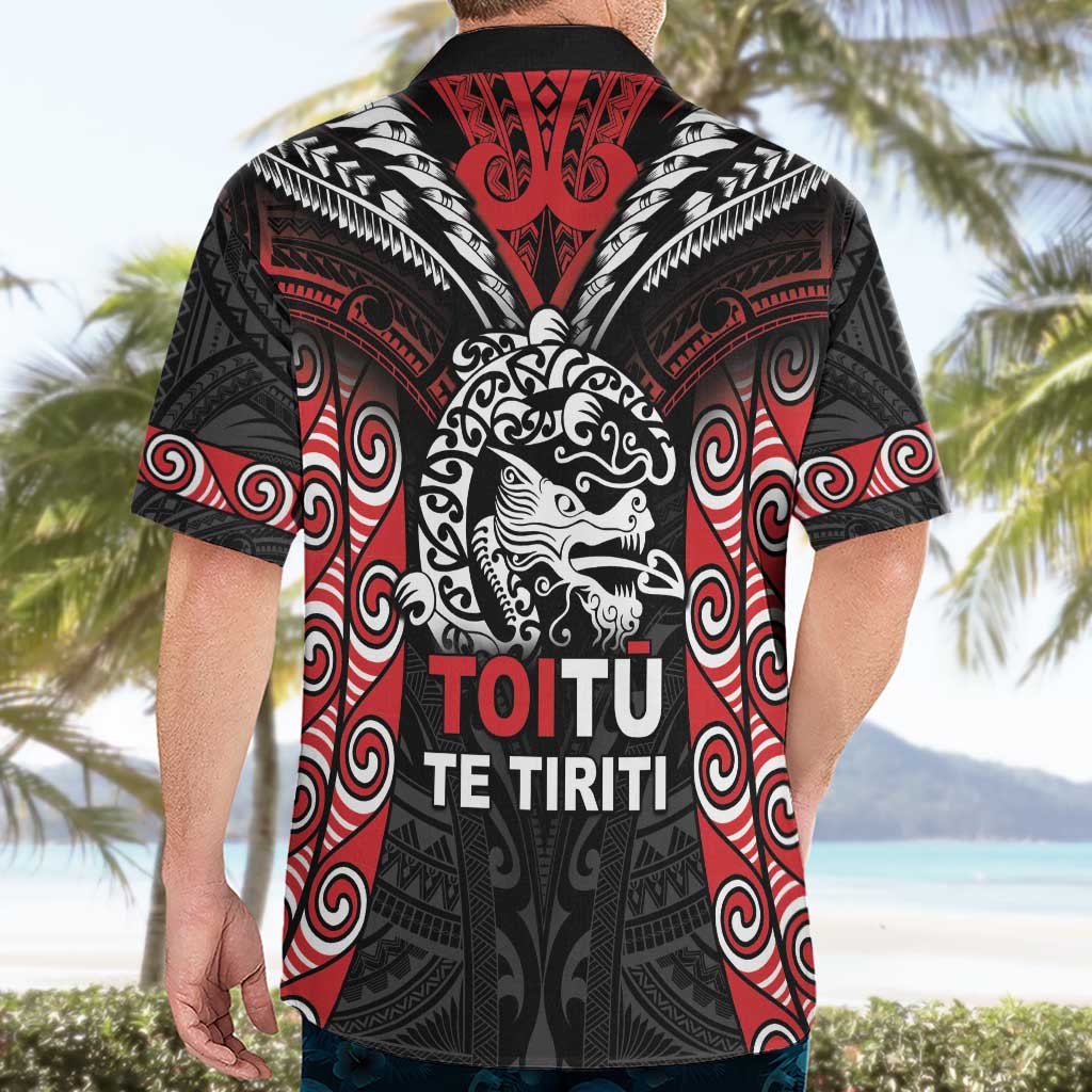 Aotearoa Mana Maori Hawaiian Shirt Toitu Te Tiriti LT05 - Vibe Hoodie Shop