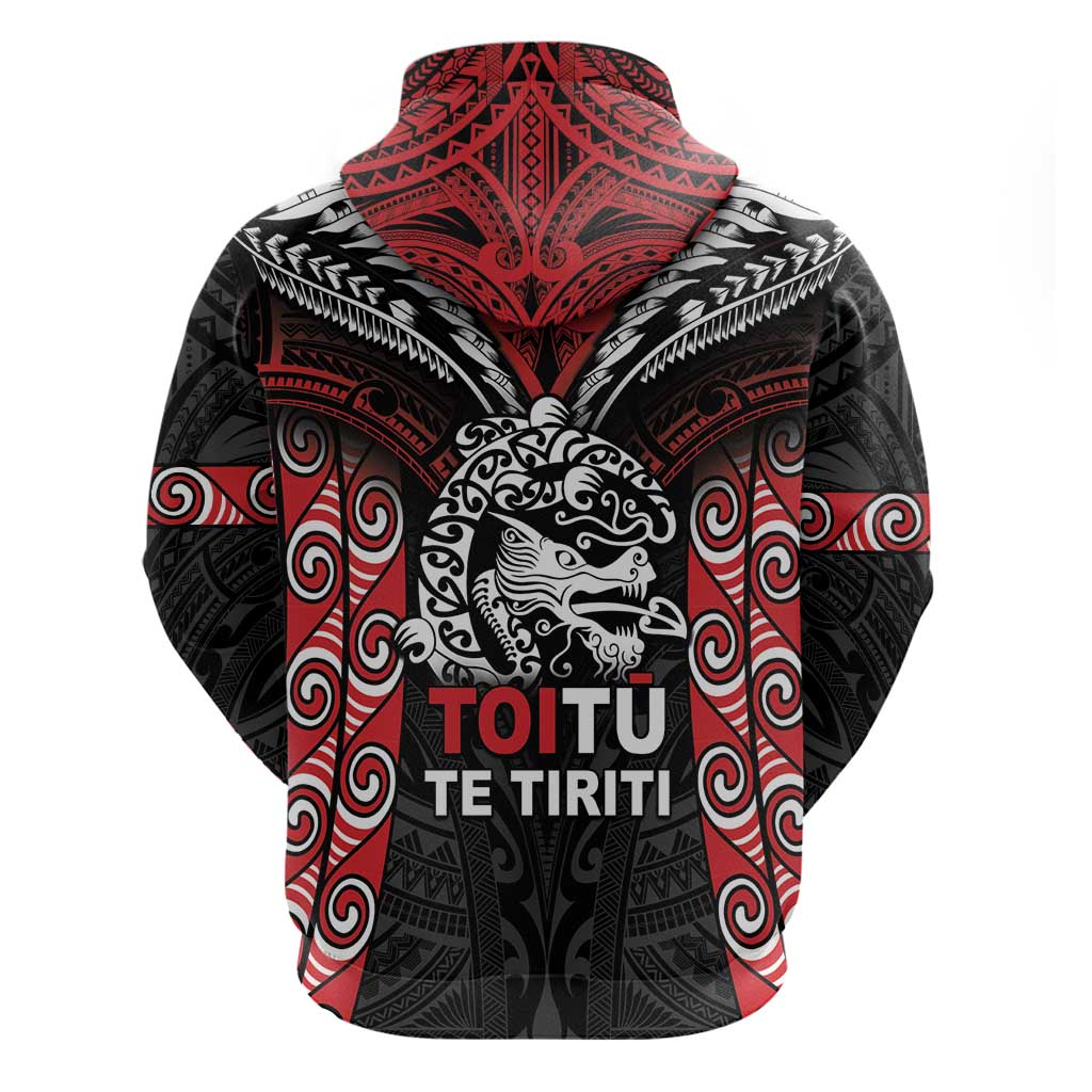 Aotearoa Mana Maori Hoodie Toitu Te Tiriti LT05 - Vibe Hoodie Shop