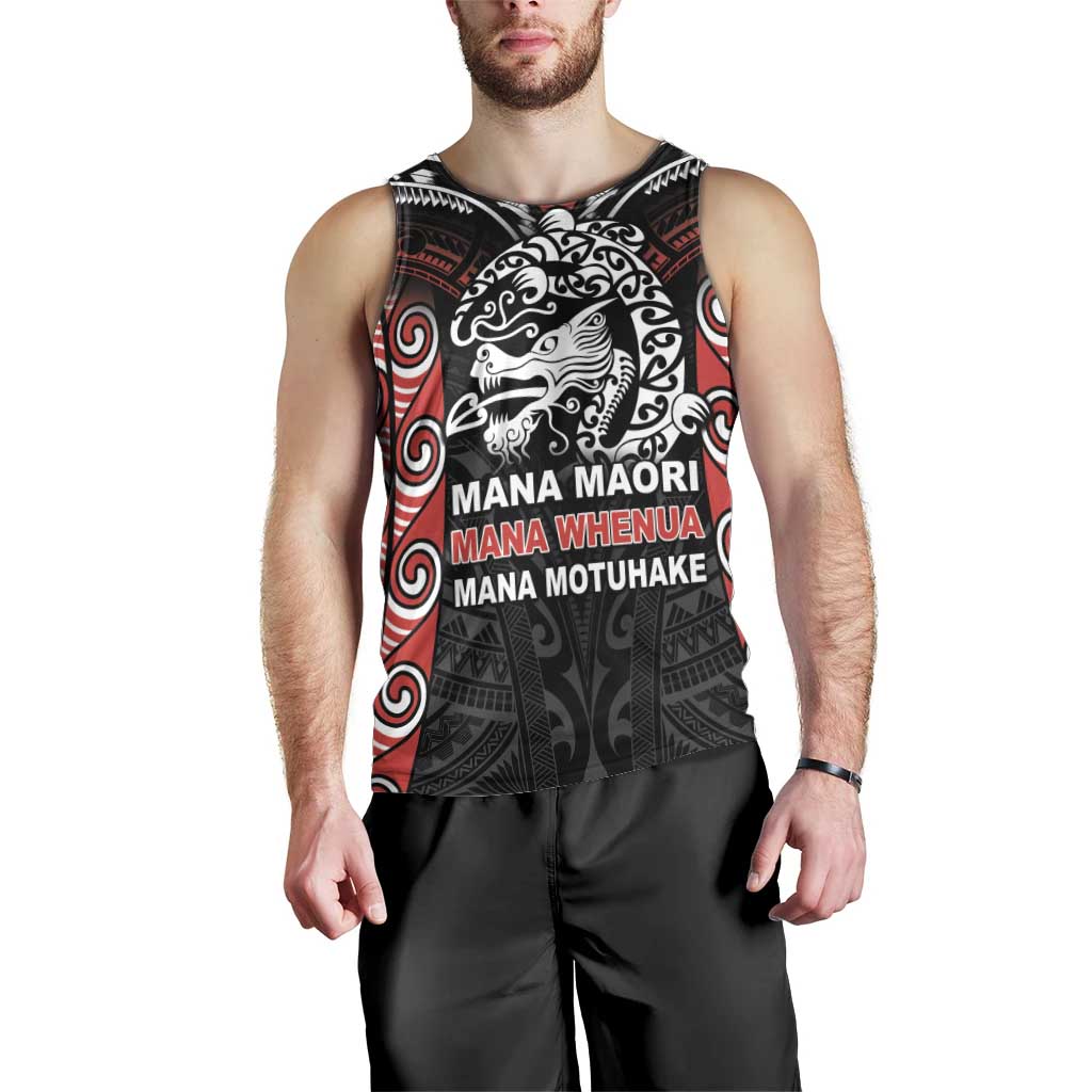 Aotearoa Mana Maori Men Tank Top Toitu Te Tiriti LT05 - Vibe Hoodie Shop