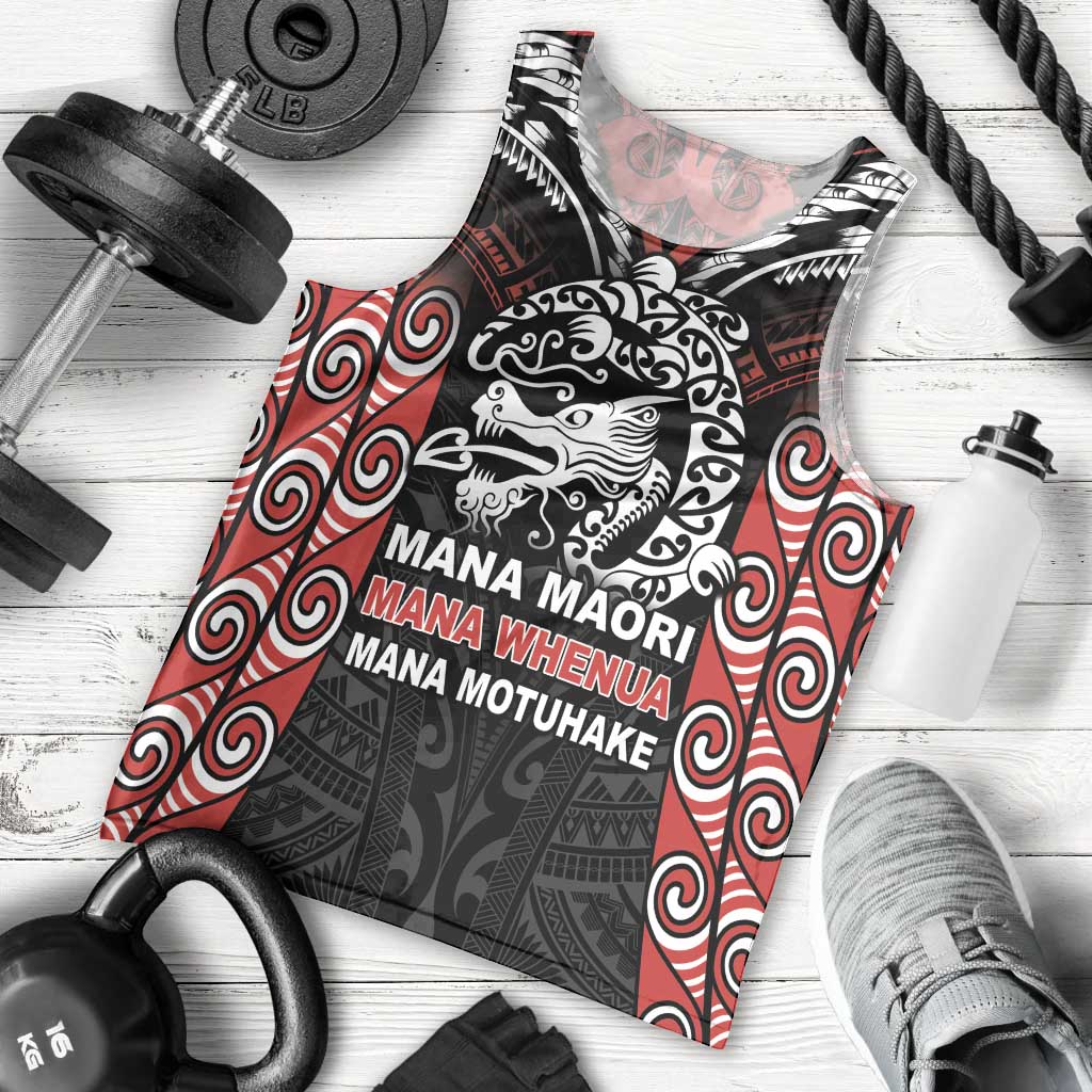 Aotearoa Mana Maori Men Tank Top Toitu Te Tiriti LT05 - Vibe Hoodie Shop