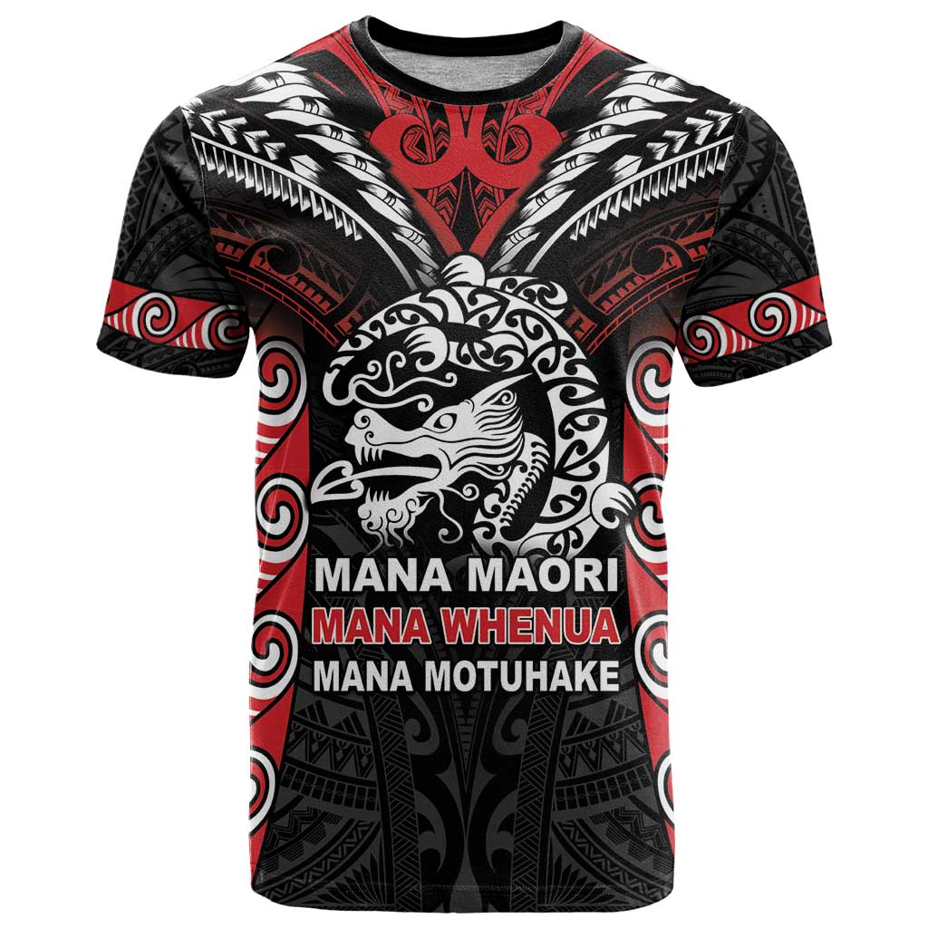 Aotearoa Mana Maori T Shirt Toitu Te Tiriti LT05 - Vibe Hoodie Shop