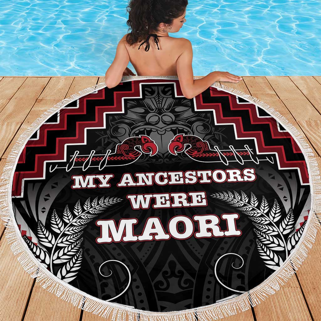 Aotearoa Beach Blanket Proud To Be Maori