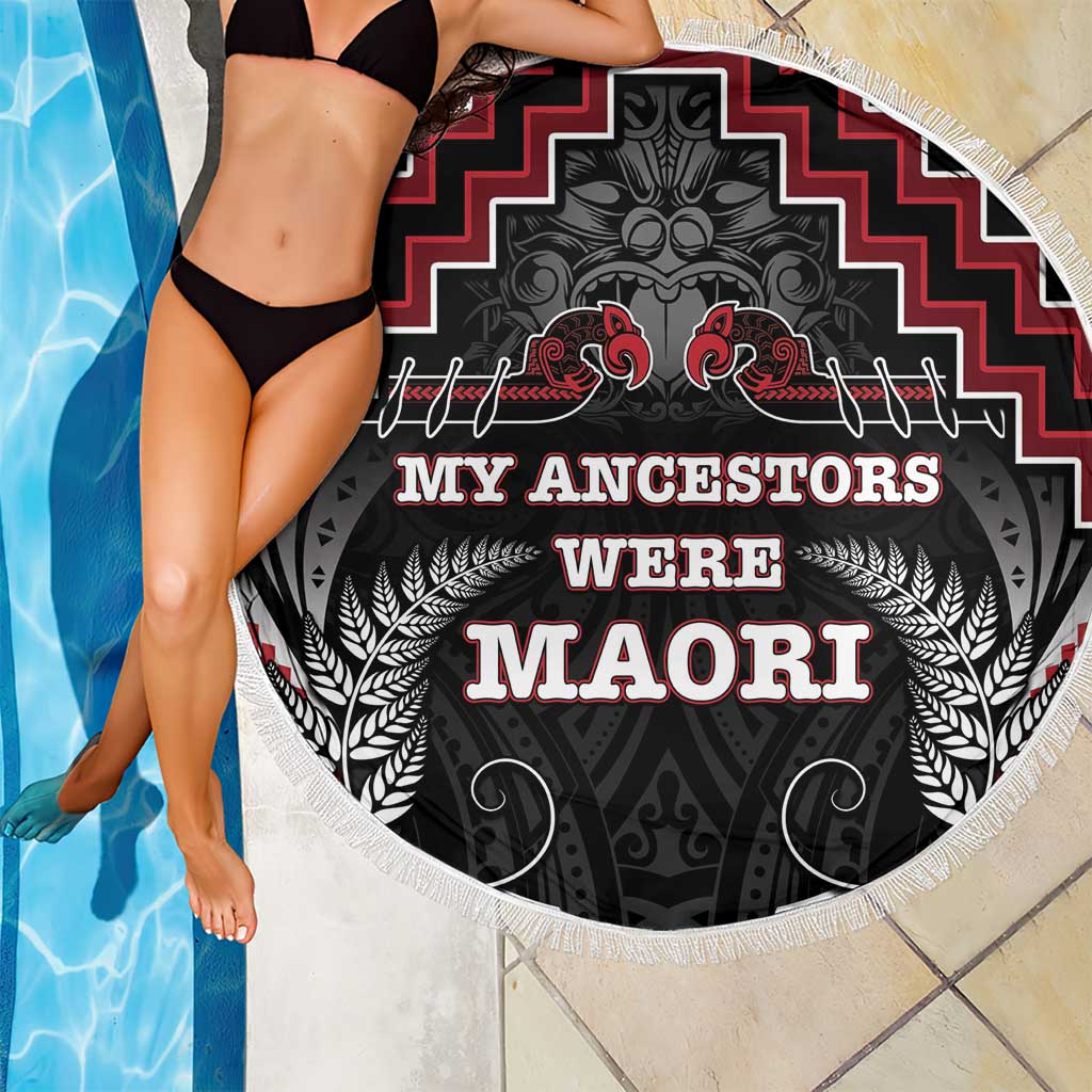 Aotearoa Beach Blanket Proud To Be Maori