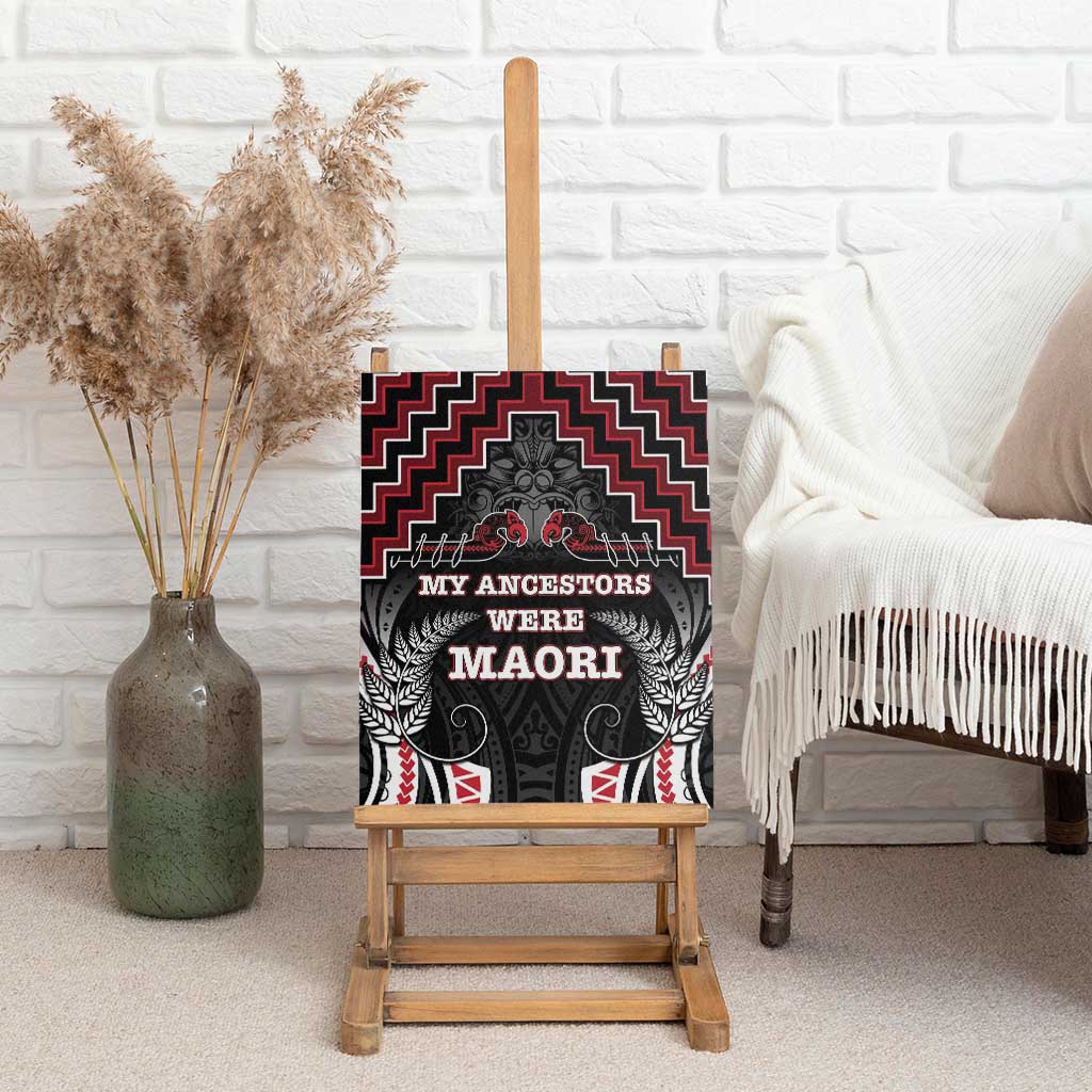 Aotearoa Canvas Wall Art Proud To Be Maori