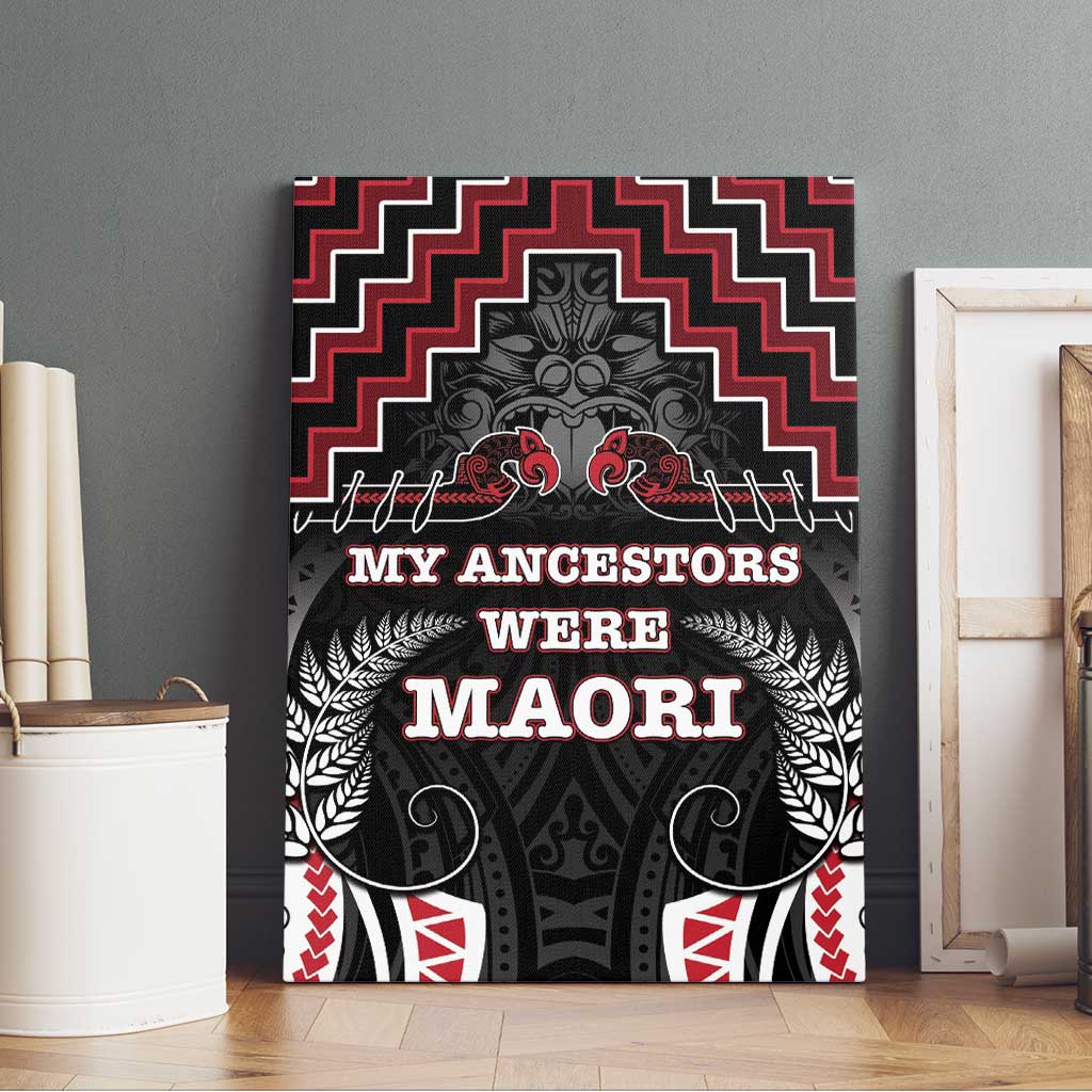 Aotearoa Canvas Wall Art Proud To Be Maori