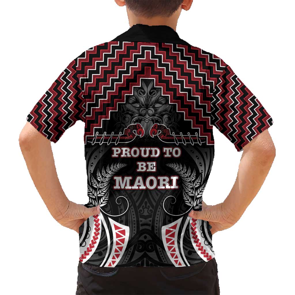 Aotearoa Family Matching Off Shoulder Short Dress and Hawaiian Shirt Proud To Be Maori