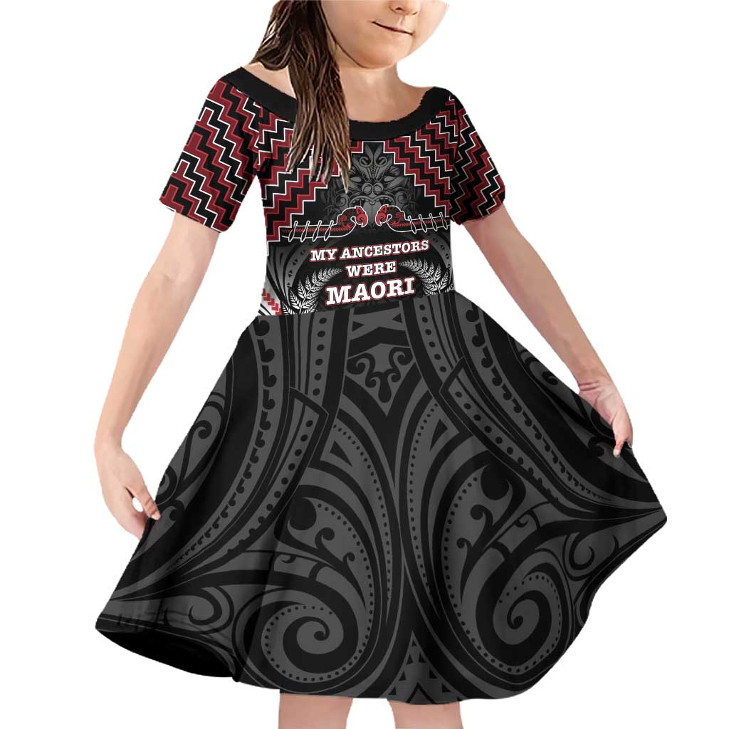 Aotearoa Family Matching Off Shoulder Short Dress and Hawaiian Shirt Proud To Be Maori