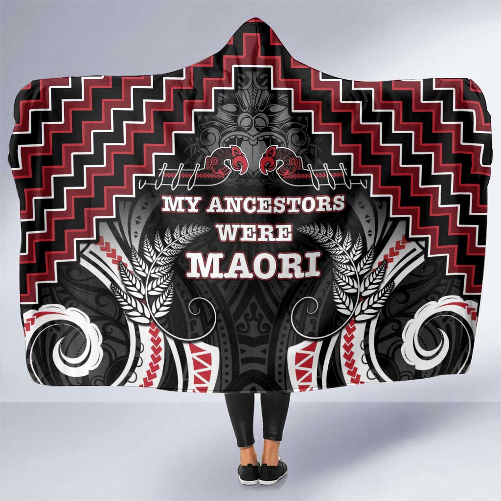 Aotearoa Hooded Blanket Proud To Be Maori