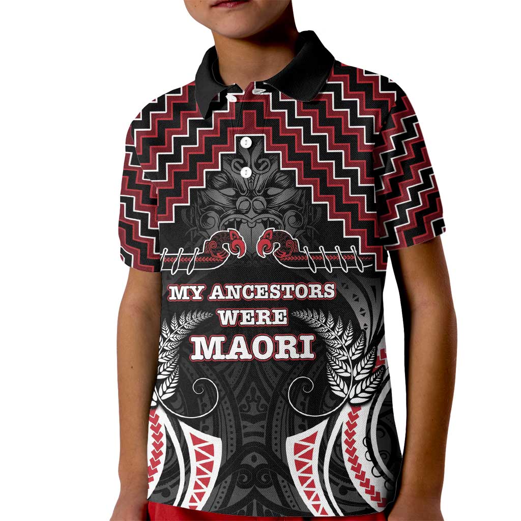 Aotearoa Kid Polo Shirt Proud To Be Maori LT05 - Vibe Hoodie Shop