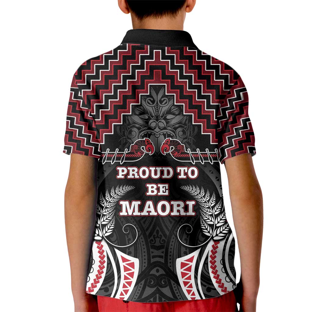 Aotearoa Kid Polo Shirt Proud To Be Maori LT05 - Vibe Hoodie Shop