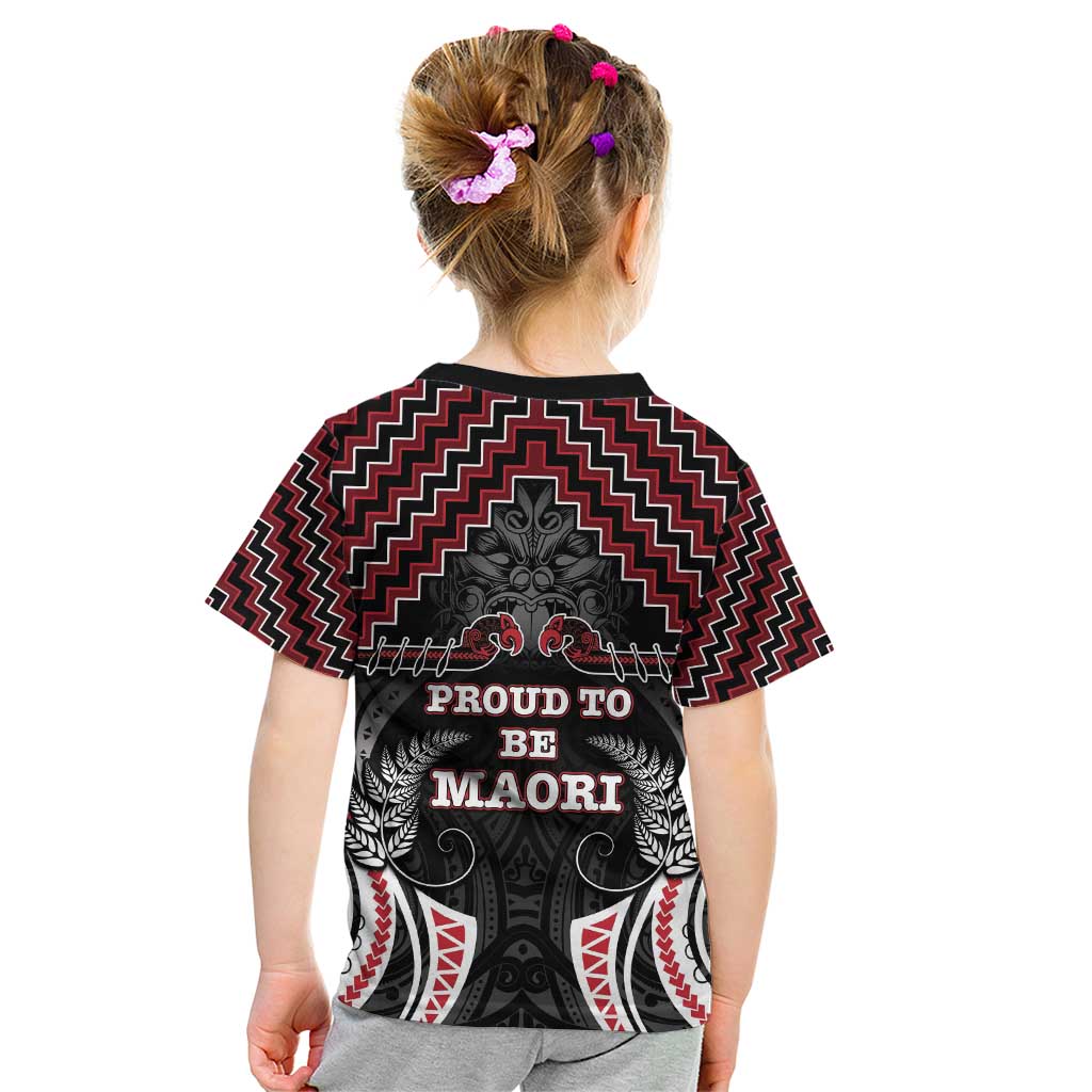 Aotearoa Kid T Shirt Proud To Be Maori LT05 - Vibe Hoodie Shop