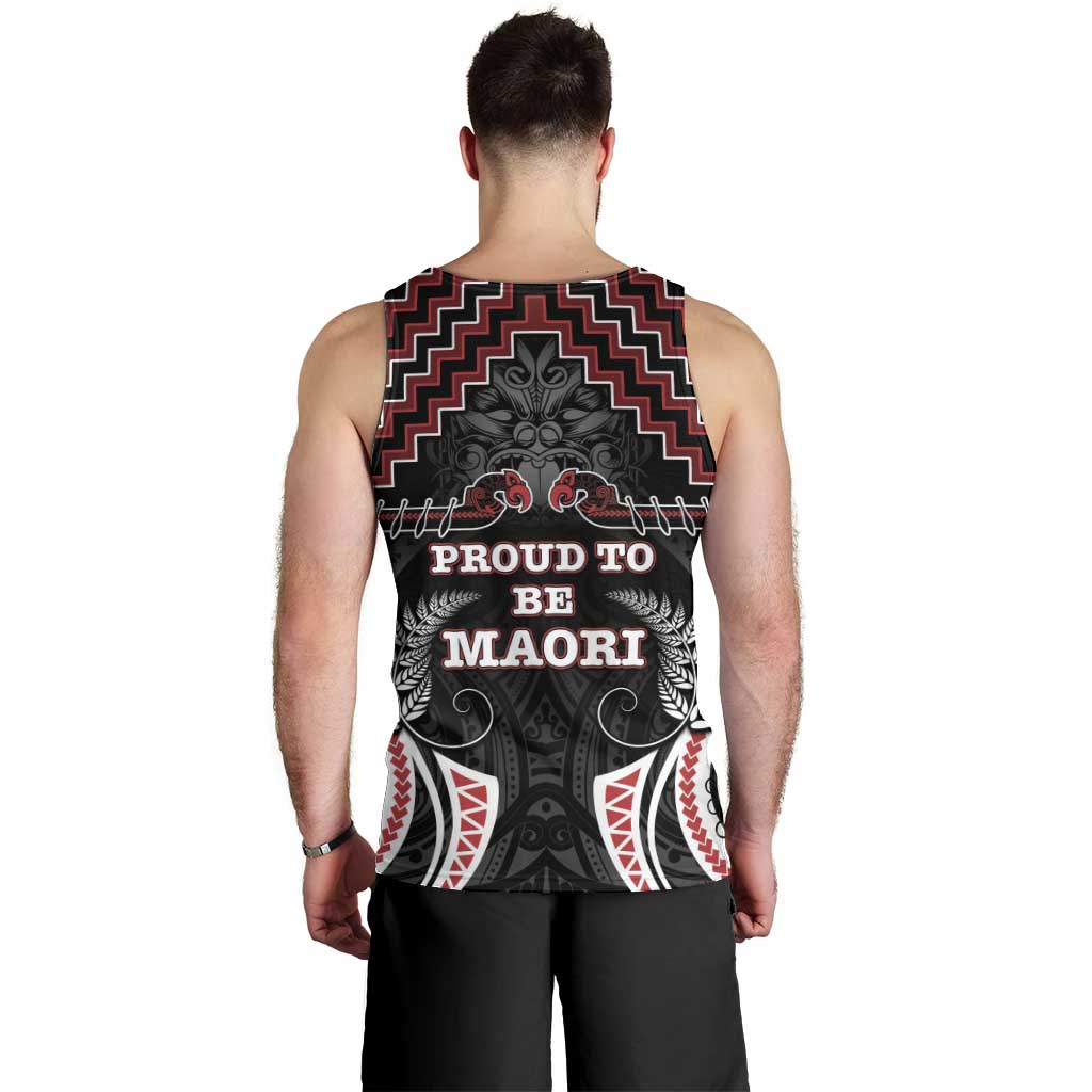 Aotearoa Men Tank Top Proud To Be Maori LT05 - Vibe Hoodie Shop