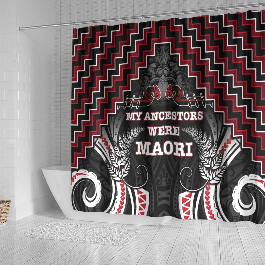 Aotearoa Shower Curtain Proud To Be Maori