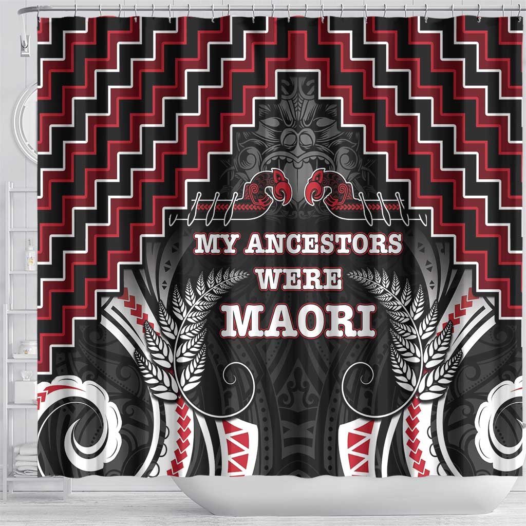 Aotearoa Shower Curtain Proud To Be Maori