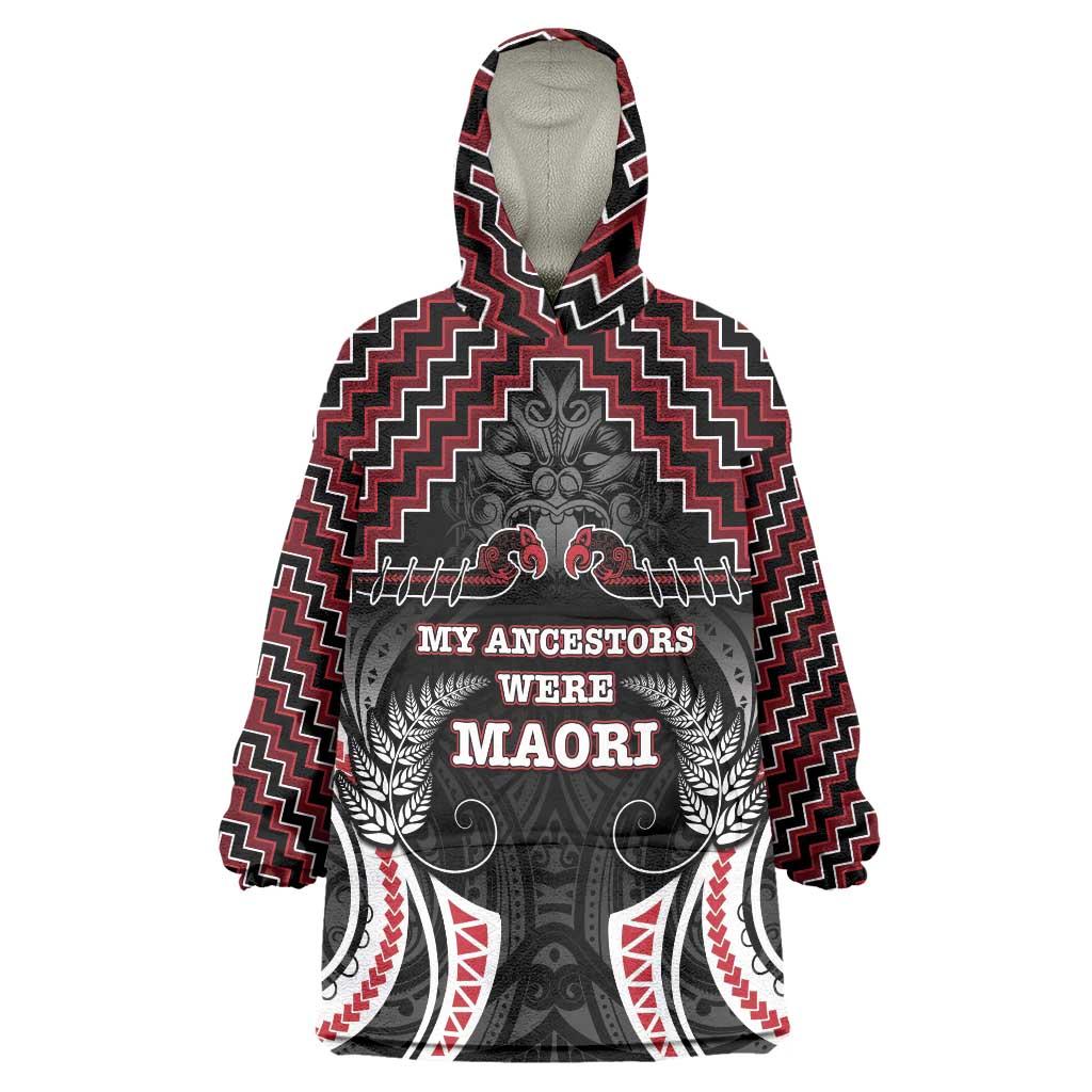 Aotearoa Wearable Blanket Hoodie Proud To Be Maori LT05 - Vibe Hoodie Shop