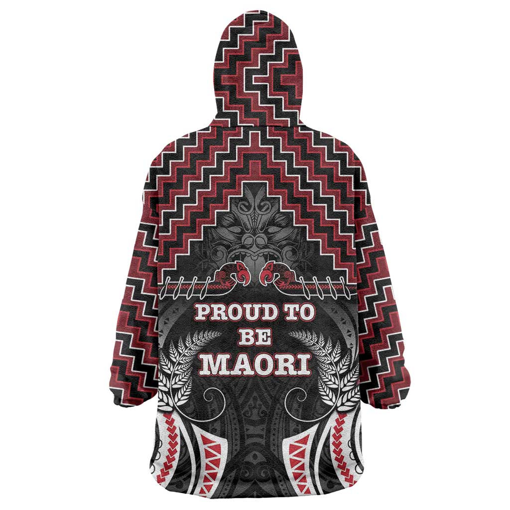 Aotearoa Wearable Blanket Hoodie Proud To Be Maori LT05 - Vibe Hoodie Shop