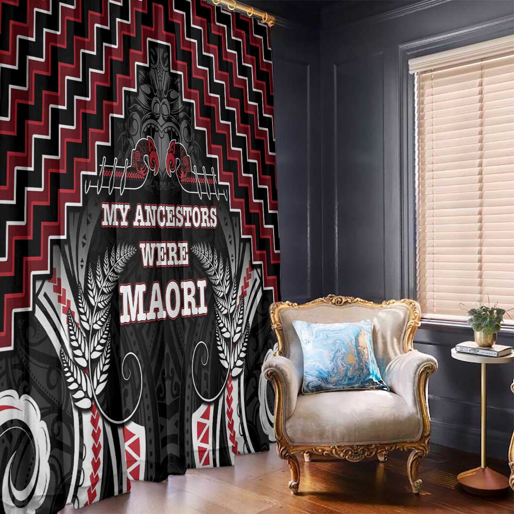 Aotearoa Window Curtain Proud To Be Maori