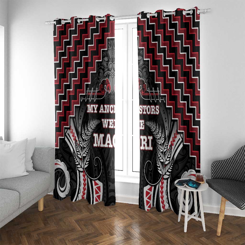 Aotearoa Window Curtain Proud To Be Maori