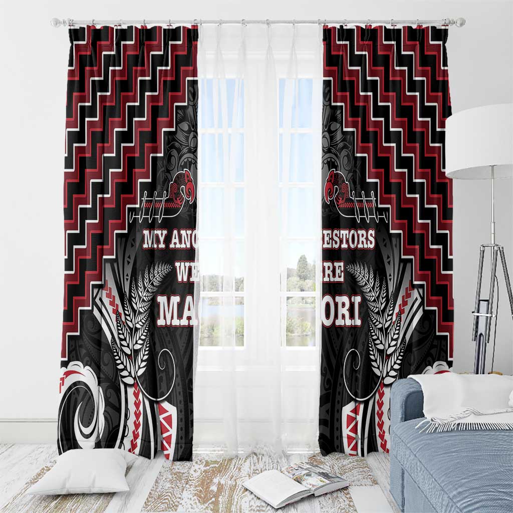 Aotearoa Window Curtain Proud To Be Maori