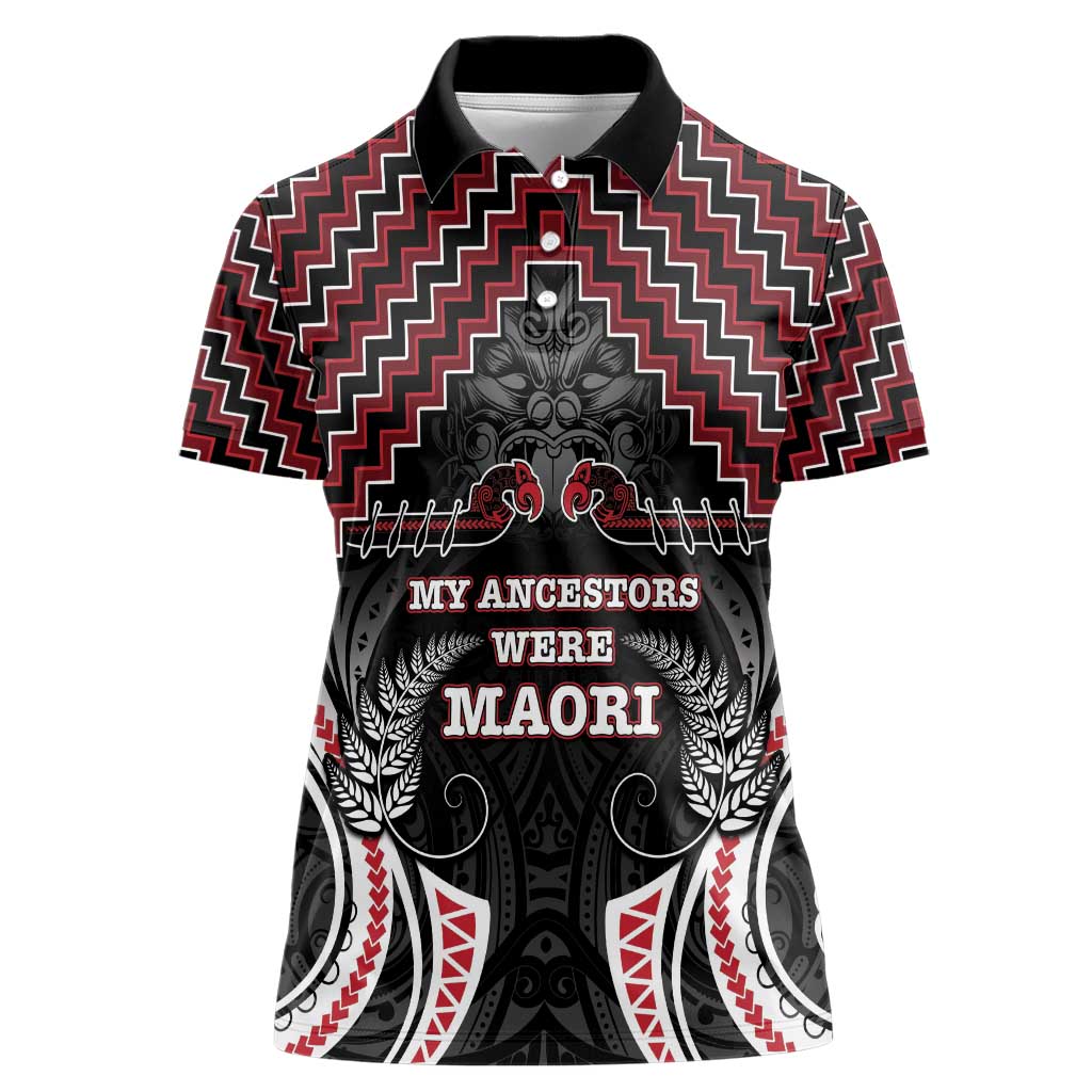 Aotearoa Women Polo Shirt Proud To Be Maori LT05 - Vibe Hoodie Shop