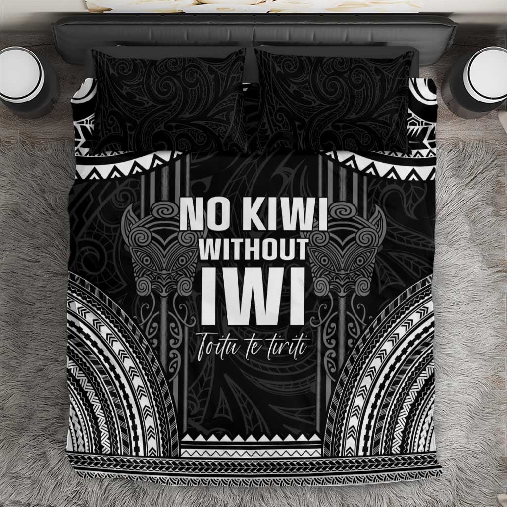 Aotearoa Toitu Te Tiriti Bedding Set No Kiwi Without Iwi LT05 - Vibe Hoodie Shop
